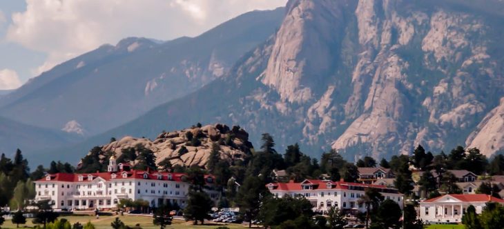 Amidst its Victorian charm, the Stanley Hotel's haunted facade gives off an unsettling vibe.