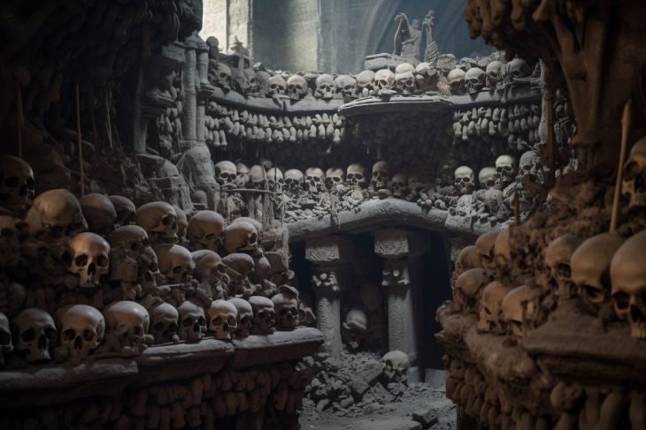 Catacombs of Paris: a labyrinth of past lives beneath the City of Love.